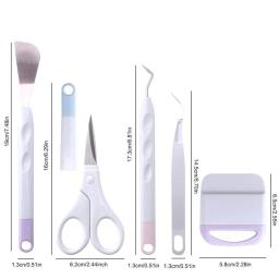 Vinil Weeding Ferramenta para Cricut, Vinil Raspador, Weeder Coletor, Pinças, Tesoura, Pá, Artesanato, 1Pc - Image 1