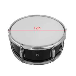Portátil Snare Drum Set com baquetas, alça de ombro, Drum Key, instrumento de percussão para estudantes e iniciantes, 12" - Image 6