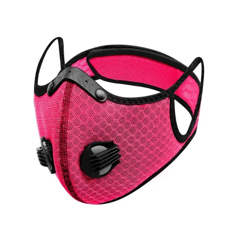 Ciclismo ao ar livre máscara facial com filtro, respirável, meia face, anti-poluição, reutilizável, lavável, máscara de esportes - Image 1