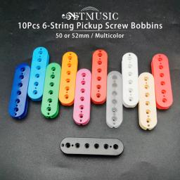 Captador de guitarra elétrica de 6 cordas, humbucker, bobina, bobina, 50 ou 52mm, multicolor disponível, 10 peças - Image 1