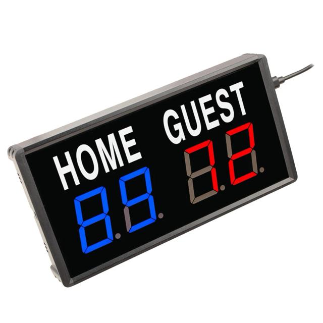 Placar Eletrônico LED Digital com Controle Remoto para Voleibol, Badminton e Cornhole