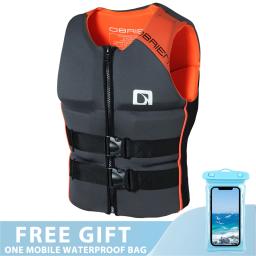 Colete salva-vidas caiaque para adultos, Jaqueta salva-vidas surf, Esqui, Barcos a motor, Wakeboard, Jangada para barcos, Pesca, Natação, À deriva, Resgate - Image 1