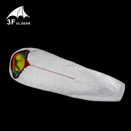 Impermeável Bivy forro proteção saco de dormir, acampamento ao ar livre, caminhadas Tyvek, profissional, 3F UL engrenagem - Image 3