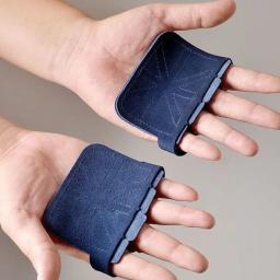 Luvas De Treinamento De Levantamento De Peso De Couro De Couro, Apertos De Ginástica Esportiva De Ginástica, Pull Ups, Almofada De Palma Antiderrapante, 1 Par, 1 Par - Image 6