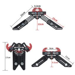 1pc arco composto de tiro com arco caça titular rack comprimento ajustável para arco e flecha tiro acessórios - Image 2