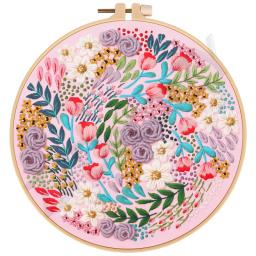 Cross Stitch Embroidery Kits, Hoop Frame, Hoop, Anéis, Suprimentos, Racks, Handmade, Artesanato de bricolage, Habilidade, Costura manual, Kits - Image 6