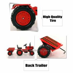 Crianças Pedal Go-Karts Activity Tractor Suit para 2-6ages, Outdoor Ground Force Tractor com reboque - Image 3