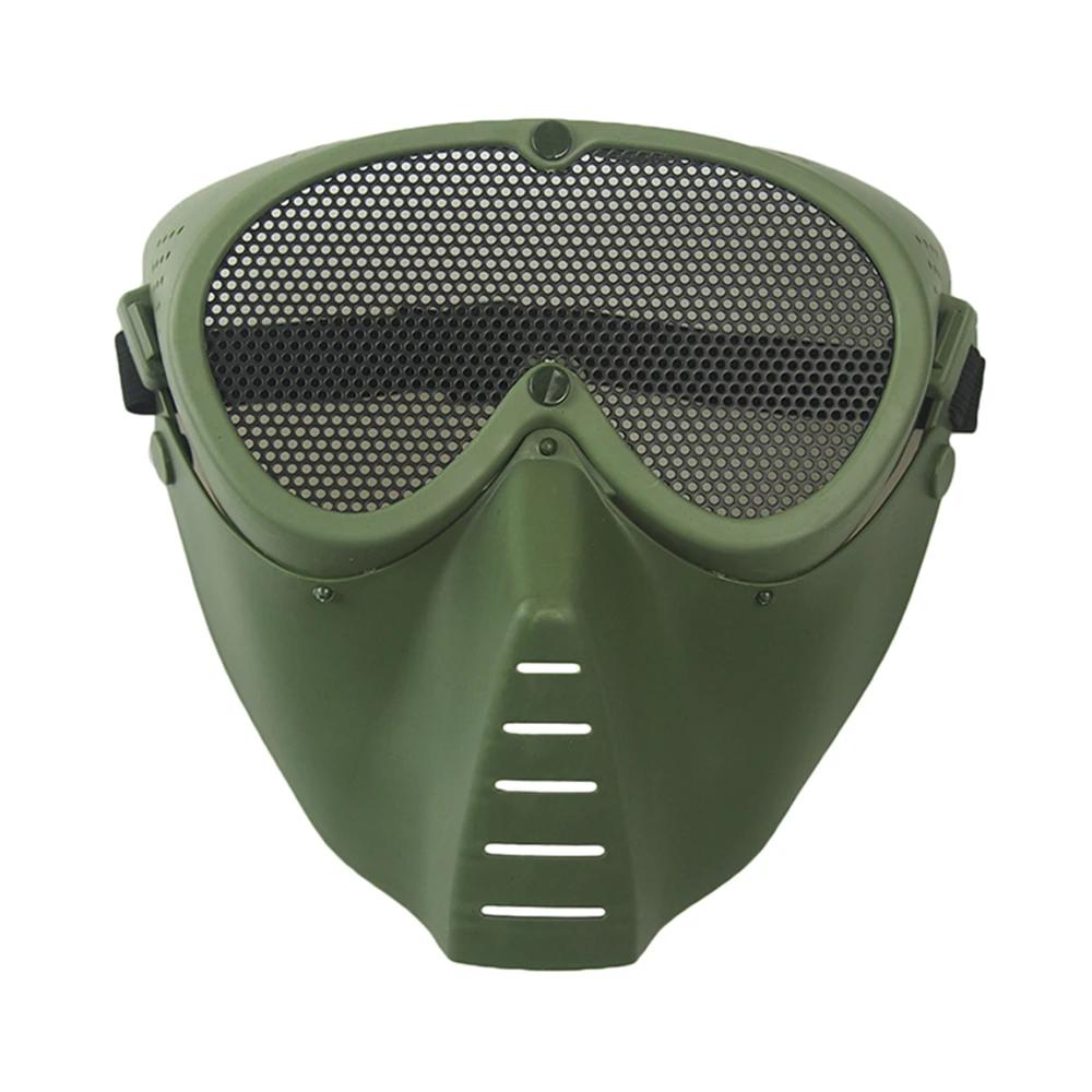 Máscara Tática Facial Respirável, Airsoft Paintball, CS Wargame Sports Máscara, Máscaras Cosplay Legal - Image 1