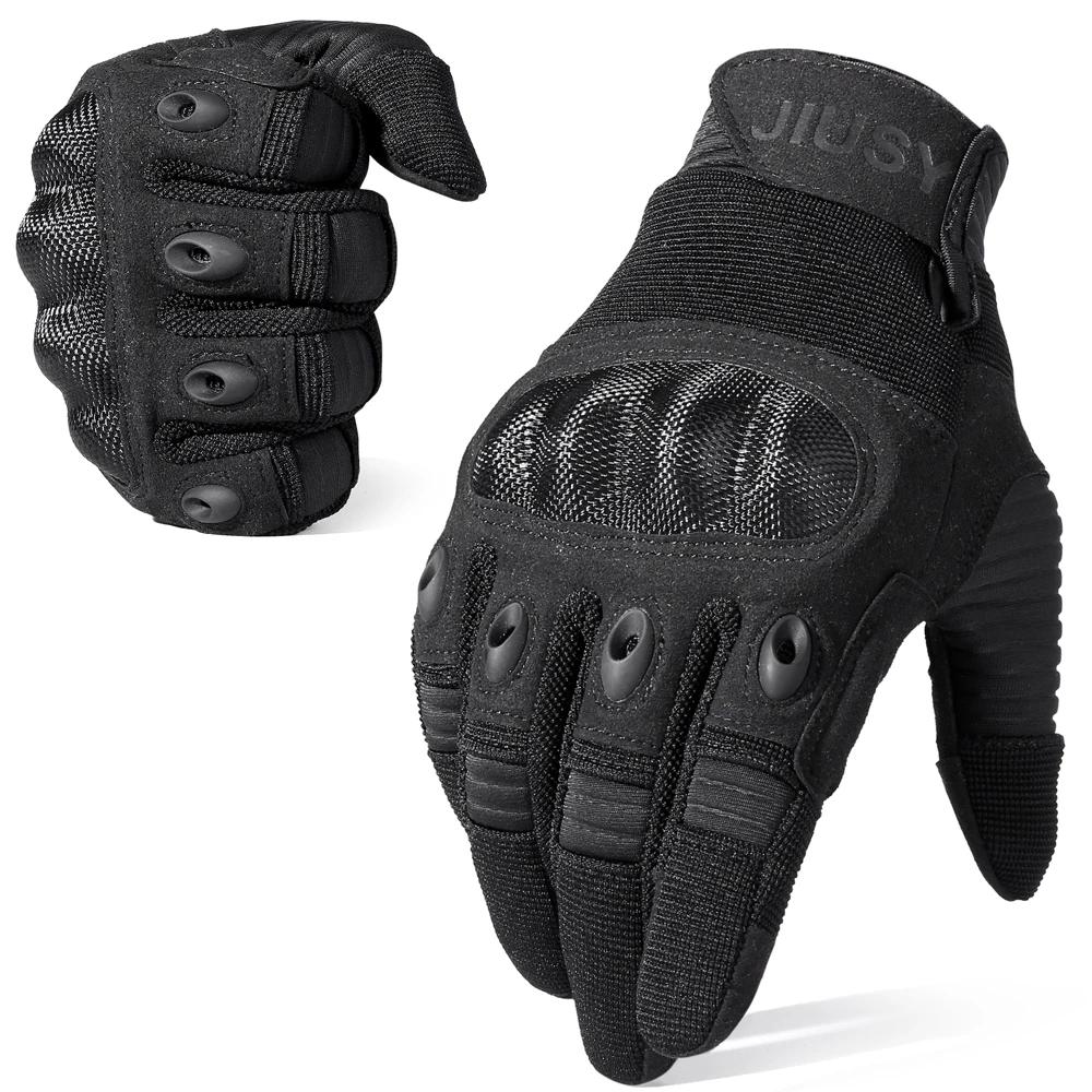 Tela de toque luvas táticas esporte ao ar livre paintball caça airsoft combate ciclismo anti-skid proteção de trabalho luva de dedo cheio - Image 1