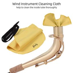 Pano de limpeza para saxofone Inside Tube, Cleaning Care Tool, Wind Instrument Cleaner, Adequado para Flauta Piccolo - Image 4