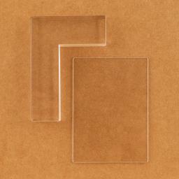 Kit posicionador de carimbo acrílico transparente em forma de l, para fazer cartão de scrapbooking diy, bloco de carimbo acrílico, conjunto de ferramentas de posicionamento de carimbo de madeira - Image 6