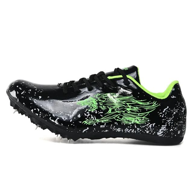 Sapatos de Atletismo Unissex: Tênis Esportivos Preto e Branco para Performance em Ambientes ao Ar Livre