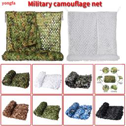 Rede militar da camuflagem para a caça, barraca do carro, branco, azul, verde, selva - Image 3