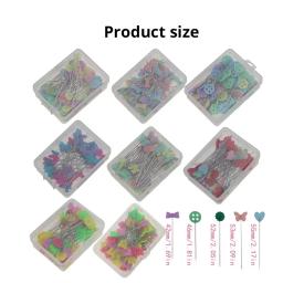Patchwork pinos para costura e quilting, ferramentas de costura, agulha, botão fixo, acessórios diy, 100 pcs/set - Image 6