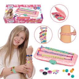 Kit de fazer pulseiras para crianças, amizade, tranças DIY, joias Artes Artesanato Brinquedos, favores de festa para meninas, presente infantil criativo - Image 1