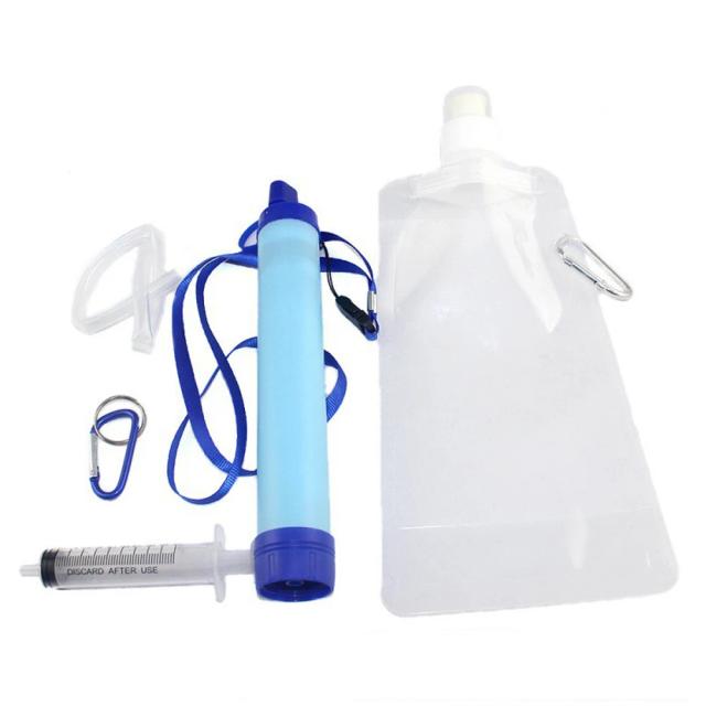 Filtro de Água Portátil com Ultrafiltração para Camping e Trilhas - Sua Solução de Água Limpa e Segura ao Ar Livre