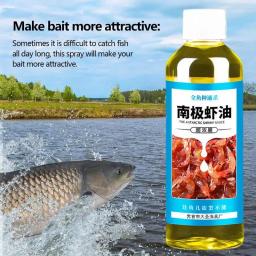 Isca Antártica de Camarão, Alta Concentração, Isca de Peixe Forte, Atrativo, Pesca Selvagem Melhoradora, Óleo de Krill, 60ml - Image 1