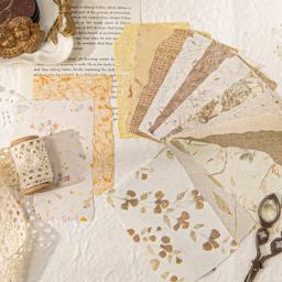 Vintage Series Material de papel para Scrapbooking, DIY Journal, colagem decorativa, artesanato estético suprimentos, manual, 28 pcs - Image 2