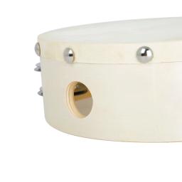 Double Layer mão tambor para crianças, Orff pandeiro duráveis instrumentos de percussão, iluminação música segura infantil, pele de carneiro, 6" - Image 5