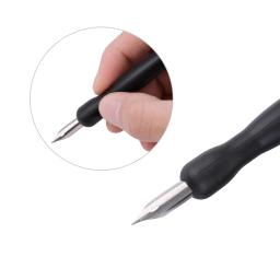 Multifunções Manga Pen Tip Set, Anime Paint Drawing Tool, Dip Caligrafia, 5 Nib, 2 Holder, 1 Eraser, Cartoon - Image 4