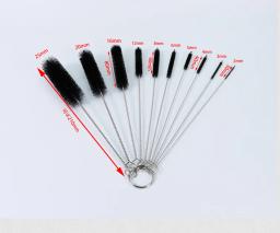 Escova De Limpeza De Aço Inoxidável, Secador De Ventilação Limpador, Tubo De Erva Daninha, Garrafa De Alimentação De Vidro, Suprimentos De Limpeza - Image 4