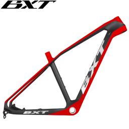 Bxt 27.5er mtb quadro de bicicleta carbono 135xqr ou 142x12 através do eixo disco carbono mountain bike quadro bsa - Image 1