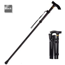 Ultraleve Caminhadas Trekking Poles, Bengala, 4 Seção, Bastões ajustáveis, Liga de alumínio, Bengala dobrável - Image 3