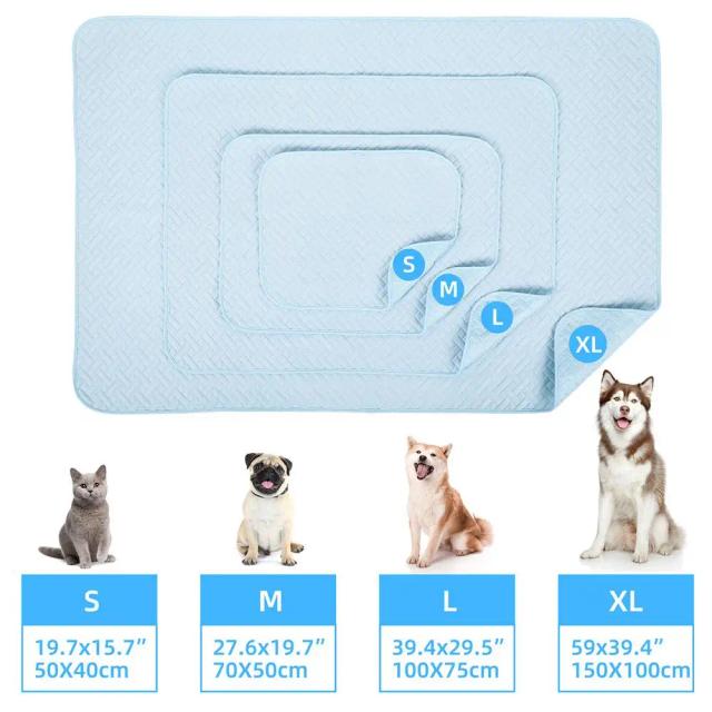 Almofada Refrigerada Lavável para Gatos e Cachorros - Conforto em Dias Quentes