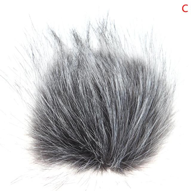 Muff Peludo para Microfone Zoom H5 e H6 - Cobertura de Vento para Gravadores e Microfones