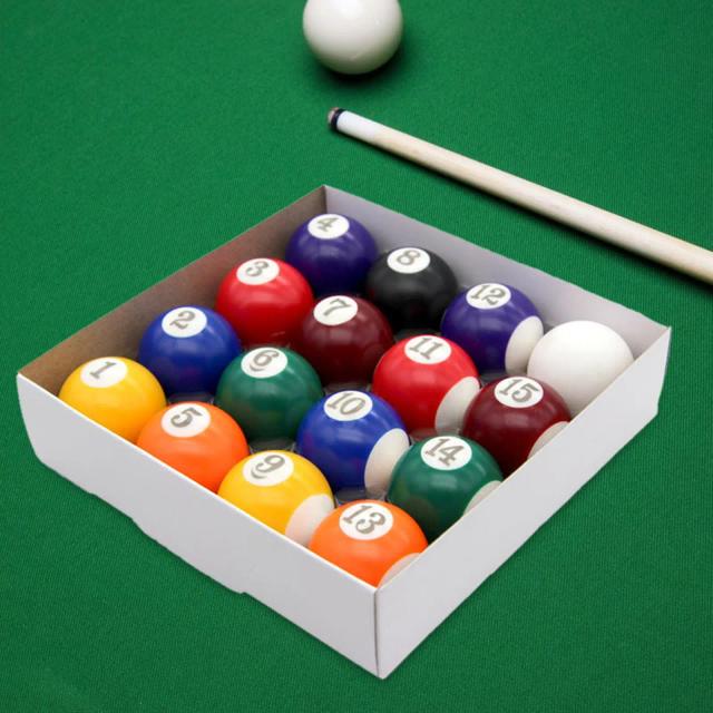 Conjunto de Bolas de Bilhar 16x 1.26'' Resina Mini Multiuso para Salas de Jogos e Lazer