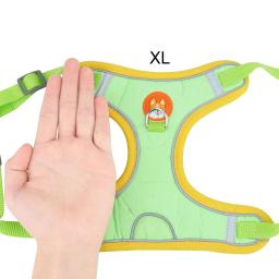 Arnês Refletivo para Pet Médio e Pequeno, Colete com alça torácica para cães, Trela para caminhar e correr, chumbo para caminhar - Image 5