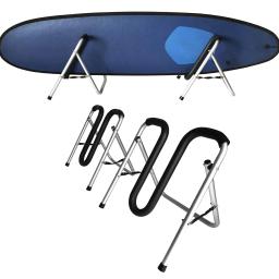 Prancha de surf suporte detém longboards e shortboards skate armazenamento expositor surf board rack - Image 4