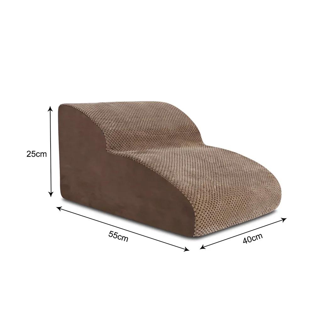 Escada de escalada antiderrapante para cães pequenos, escadas removíveis para animais, escadas de cama, cabeceira do gato, suprimentos para sofá, novo, 2 degraus, 3 degraus - Image 1