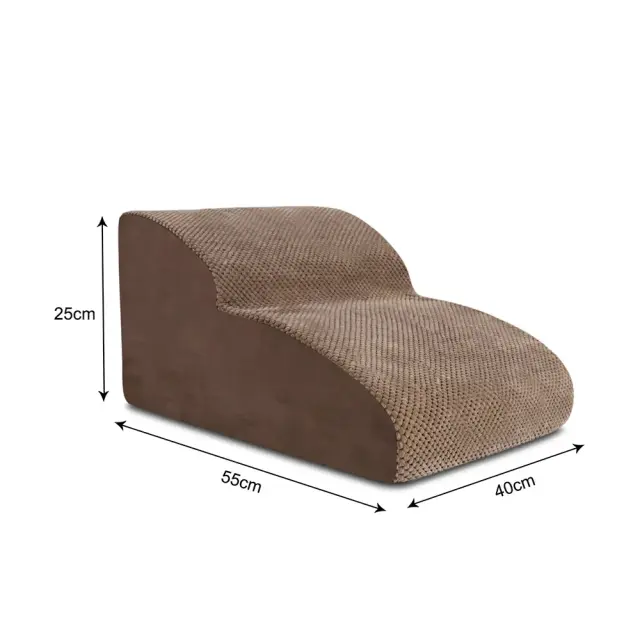 Escada Antiderrapante para Cães Pequenos e Gatos, Removível com 2 ou 3 Degraus para Cama e Sofá
