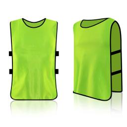 Colete esportivo de secagem rápida para adultos e crianças, camisas de treinamento, coletes BIBS, basquete e críquete, futebol e futebol, malha - Image 5