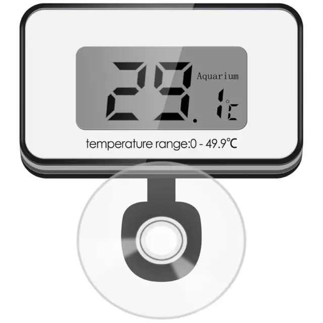 Termômetro Eletrônico para Aquário com Sensor de Alta Precisão, Display LED à Prova d'Água e Precisão de ± 1 °C