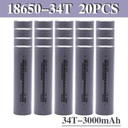 18650 34T Ion Bateria Recarregável, Adequado para Brinquedos, Lanternas, Ratos sem fio, Ferramentas Elétricas e Outros Equipamentos, 3.7V, 3000mAh - Image 6