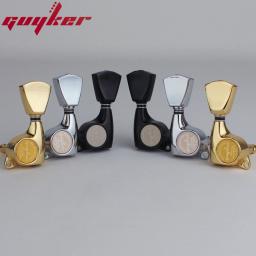 Guyker-Cabeças de máquina de guitarra para guitarra elétrica, selado afinação chave Pegs, Tuners trapézio botão definido para LP SG, 3R3L, 1:21 - Image 1