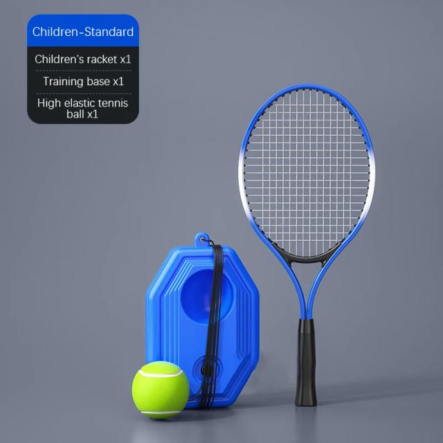 Conjunto de Raquete de Tênis para Crianças com Treinador Individual – Ideal para Iniciantes e Treinamento de Rebote