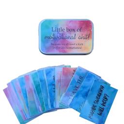 Citações motivacionais Cartões Presente, Engraçado, Incentivo Positivo, Cartões de Motivação, Little Box, Fontes do partido, 20 pcs, 40 pcs, 100 pcs, 200pcs - Image 3