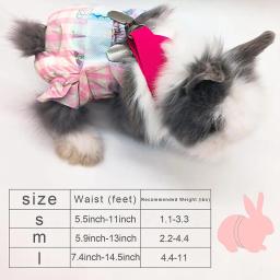 Descartável anti-derramamento pet fralda com sling, pequeno pet calças menstruais, suprimentos fisiológicos, coelho, 10pcs - Image 6