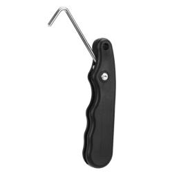 Com gancho estendido dobrável portátil preto durável prático patim de hóquei no gelo tensor de renda ergonômico para esportes de - Image 5