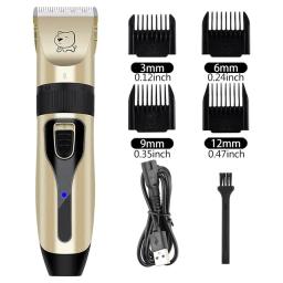 Profissional Clipper cabelo elétrico para animais de estimação, grooming aparador, USB recarregável Shaver, animais haircut máquina, gato e cão - Image 6