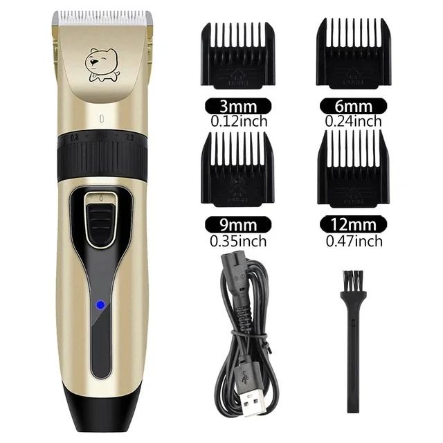 Profissional Clipper cabelo elétrico para animais de estimação, grooming aparador, USB recarregável Shaver, animais haircut máquina, gato e cão - Image 1