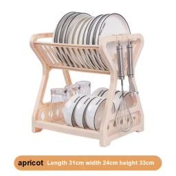 Escorredor De Prato Destacável De Dupla Camada, Alta Capacidade, Cremalheira De Armazenamento Multifuncional, Pia Para Sala De Jantar, Cozinha - Image 6