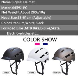 Pjt novo capacete de ciclismo em molde mountain road usb recarregável luz da cauda capacete da bicicleta esportes seguro chapéu mtb ciclismo capacete - Image 2