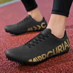 Sapatos profissionais de atletismo, Tênis cravados antiderrapantes, Sapatos de treinamento leve, Sapatos confortáveis de pato mandarim - Image 4