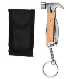 Martelo de garra portátil multi ferramentas, Martelo salva-vidas, Faca multifuncional Alicerce de aço inoxidável, Garra de emergência, Equipamento de acampamento - Image 6