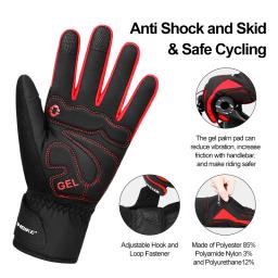 Inbike inverno luvas de ciclismo homem tela toque luvas da bicicleta engrossado mtb para andar da bicicleta motociclista acessórios - Image 4