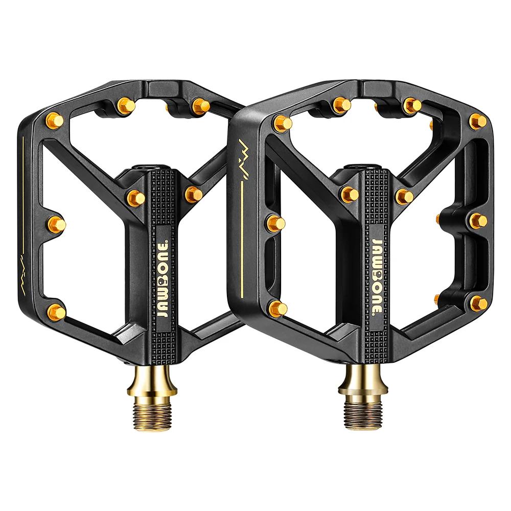 Jawbone-Mountain Bike alumínio pedais, MTB plana pedais, bicicleta ciclismo acessórios, rolamento selado, leve Platfo, 9 ", 16" - Image 1